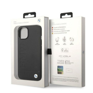 Оригинален твърд гръб BMW Signature Logo Imprint MagSafe BMHMP14SSLLBK - iPhone 14 черен - Img 8
