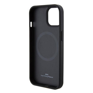 Оригинален твърд гръб BMW Signature Logo Imprint MagSafe BMHMP15SSLLBK - iPhone 15 черен - Img 7