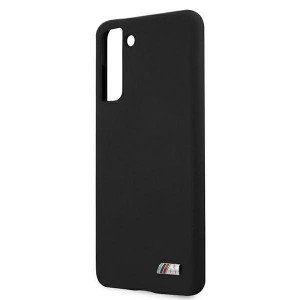 Оригинален твърд гръб BMW Silicone M BMHCS21MMSILBK - Samsung Galaxy S21+ 5G черен - Img 6