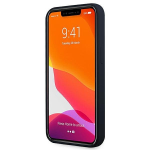 Оригинален твърд гръб BMW Silicone Signature BMHCP13SSILNA - iPhone 13 mini тъмносин - Img 4