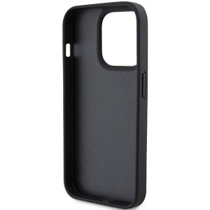 Оригинален твърд гръб FERRARI Quilted Metal Logo - iPhone 15 Pro черен - Img 7