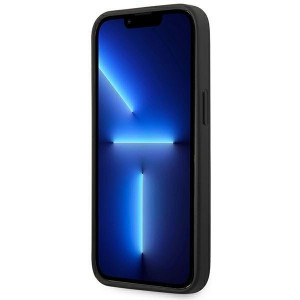 Оригинален твърд гръб FERRARI Silicone Metal Logo FEHCP14SSIBBK - iPhone 14 черен - Img 5
