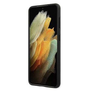 Оригинален твърд гръб FERRARI Track Perforated FESPEHCS21MBK - Samsung Galaxy S21+ 5G черен - Img 5