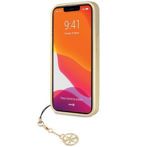 Оригинален твърд гръб GUESS 4G Charms GUHCP14XGF4GGR - iPhone 14 Pro Max сив - Img 5