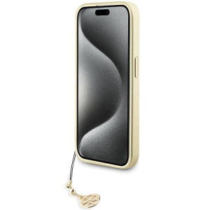 Оригинален твърд гръб GUESS 4G Charms GUHCP15LGF4GGR - iPhone 15 Pro сив - Img 5