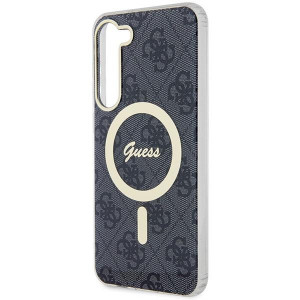 Оригинален твърд гръб GUESS 4G MagSafe GUHMS23SH4STK - Samsung Galaxy S23 черен - Img 6