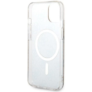 Оригинален твърд гръб GUESS 4G MagSafe - iPhone 14 кафяв - Img 6