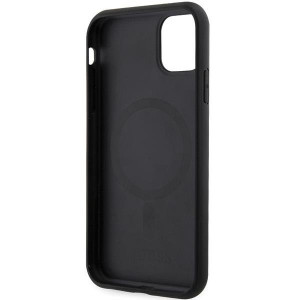 Оригинален твърд гръб GUESS GCube Stripes MagSafe GUHMN61HGCFSEK - iPhone 11 черен - Img 7