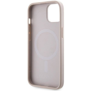 Оригинален твърд гръб GUESS GCube Stripes MagSafe GUHMP14MHGCFSEP - iPhone 14 Plus розов - Img 7