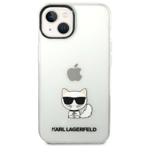 Оригинален твърд гръб KARL LAGERFELD Choupette Body KLHCP14MCTTR - iPhone 14 Plus прозрачен - Img 3