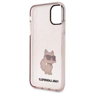 Оригинален твърд гръб KARL LAGERFELD Ikonik Choupette KLHCN61HNCHTCP - iPhone 11 розов - Img 7