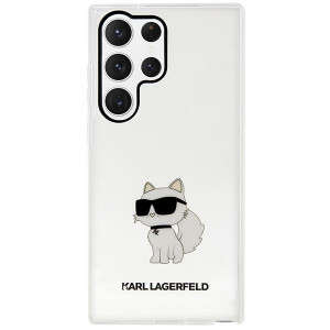 Оригинален твърд гръб KARL LAGERFELD Ikonik Choupette KLHCS23LHNCHTCT - Samsung Galaxy S23 Ultra прозрачен - Img 3
