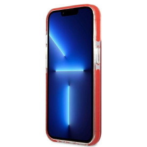 Оригинален твърд гръб KARL LAGERFELD Karl & Choupette Head KLHCP13LTPE2TR - iPhone 13 Pro червен - Img 5
