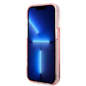 Оригинален твърд гръб KARL LAGERFELD Liquid Glitter Big KL KLHCP14LLBKLCP - iPhone 14 Pro розов - Img 5