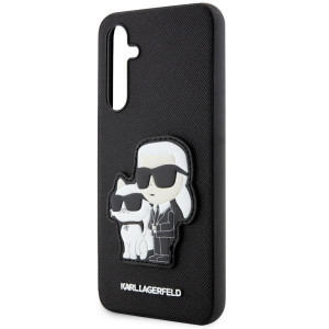 Оригинален твърд гръб KARL LAGERFELD Saffiano Karl & Choupette KLHCA34SANKCPK - Samsung Galaxy A34 5G черен - Img 6