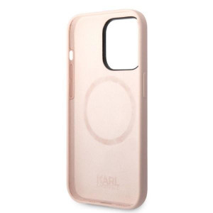 Оригинален твърд гръб KARL LAGERFELD Silicone Karl & Choupette KLHMP14XSSKCI - iPhone 14 Pro Max розов - Img 6