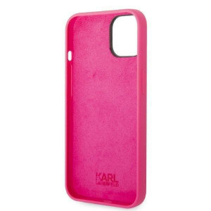 Оригинален твърд гръб KARL LAGERFELD Silicone RSG KLHCP14MSRSGRCF - iPhone 14 Plus розов - Img 7