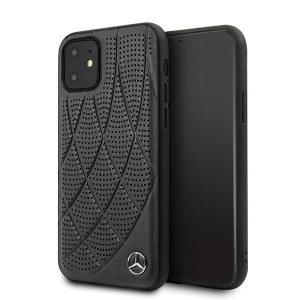 Оригинален твърд гръб MERCEDES Bow MEHCP12SDIQBK - iPhone 12 mini черен - Img 1