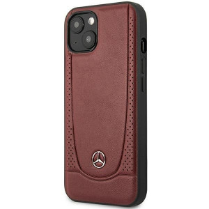 Оригинален твърд гръб MERCEDES Leather Urban MEHCP14MARMRE - iPhone 14 Plus червен - Img 2