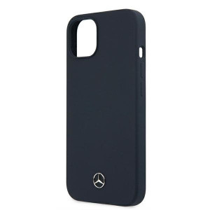 Оригинален твърд гръб MERCEDES Silicone MEHCP13SSILNA - iPhone 13 mini тъмносин - Img 5