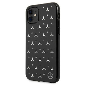 Оригинален твърд гръб MERCEDES Stars MEHCN61ESPBK - iPhone 11 сребрист - Img 2