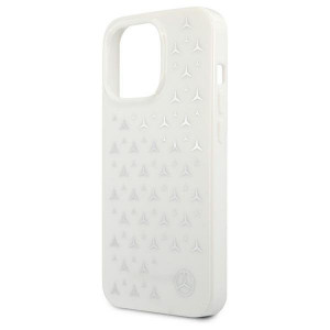 Оригинален твърд гръб MERCEDES Stars MEHCP13LESPWH - iPhone 13 Pro сребристобял - Img 6