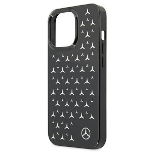 Оригинален твърд гръб MERCEDES Stars MEHCP13XESPBK - iPhone 13 Pro Max сребрист / черен - Img 6
