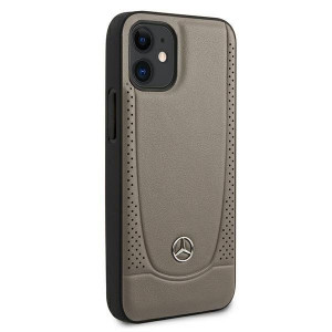 Оригинален твърд гръб MERCEDES Urban MEHCP12SARMBR - iPhone 12 mini кафяв - Img 4