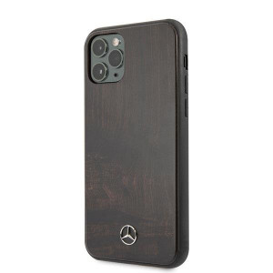 Оригинален твърд гръб MERCEDES Wood MEHCN65VWOBR - iPhone 11 Pro Max кафяв - Img 6