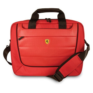 Оригинална чанта за лаптоп FERRARI Scuderia FECB15RE 15" червена - Img 1