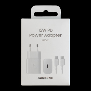 Оригинално зарядно за стена SAMSUNG GALAXY 15W USB Type C (EP-T1510XWEGEU) бяло - Img 5