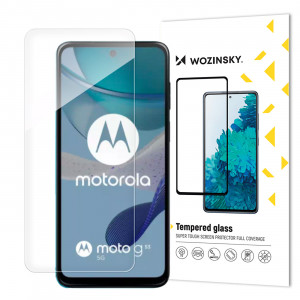 Плосък закален стъклен протектор 9H WOZINSKY - Motorola g53 5G - Img 1