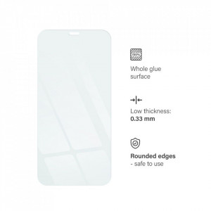 Плосък закален стъклен протектор BLUE STAR - iPhone 12 mini - Img 8
