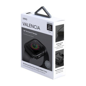 Подсилен алуминиев калъф за корпус UNIQ Valencia - Apple Watch 44mm Series 5 / 44mm Series 4 бронзово сив - Img 10