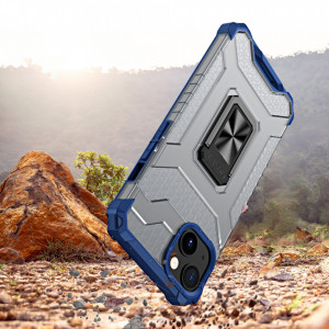 Подсилен гръб със стойка Crystal Ring - iPhone 13 mini син - Img 2