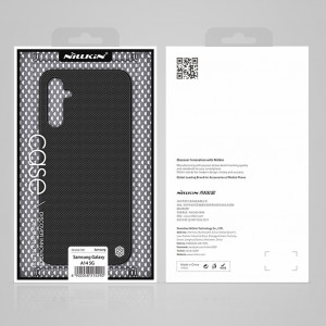 Подсилен гръб с гел рамка NILLKIN Textured - Samsung Galaxy A14 / A14 5G черен - Img 5