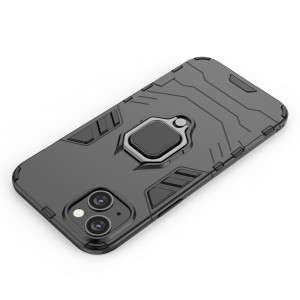 Подсилен гръб с магнитна стойка Ring Armor - iPhone 14 Plus черен - Img 18