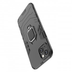 Подсилен гръб с магнитна стойка Ring Armor - iPhone 14 Pro Max черен - Img 14