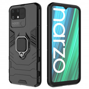 Подсилен гръб с магнитна стойка Ring Armor - Realme narzo 50A черен - Img 8