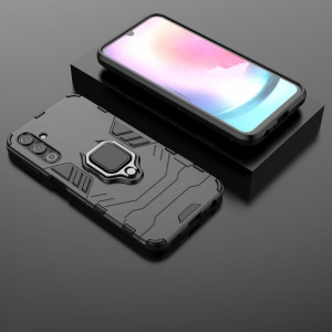 Подсилен гръб с магнитна стойка Ring Armor - Samsung Galaxy A24 черен - Img 5