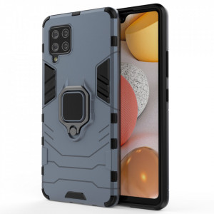 Подсилен гръб с магнитна стойка Ring Armor - Samsung Galaxy A42 5G син - Img 2