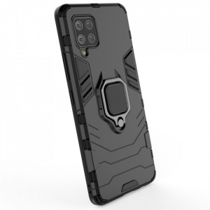 Подсилен гръб с магнитна стойка Ring Armor - Samsung Galaxy A42 5G син - Img 6