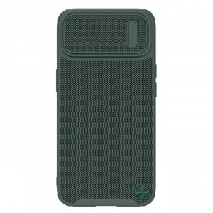 Подсилен гръб с подвижно покритие за камерата NILLKIN Textured S - iPhone 14 Pro Max тъмнозелен - Img 1