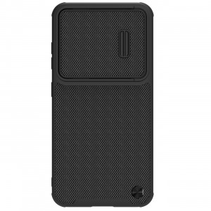 Подсилен гръб с подвижно покритие за камерата NILLKIN Textured S - Samsung Galaxy S23+ черен - Img 2
