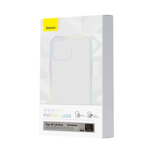 Подсилен гръб BASEUS Corning Case и стъклен протектор - iPhone 14 Pro прозрачен - Img 5
