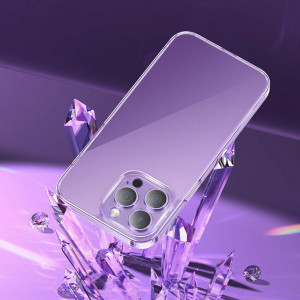 Подсилен гръб BASEUS Corning Case и стъклен протектор - iPhone 14 Pro прозрачен - Img 11