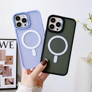 Подсилен гръб Color Matte MagSafe - iPhone 14 Plus черен - Img 7