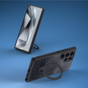 Подсилен гръб Dux Ducis Aimo MagSafe - Samsung Galaxy S24 Ultra черен - Img 4