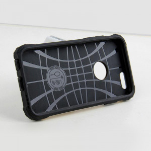 Подсилен гръб Hybrid Armor - LG K10 черен - Img 8