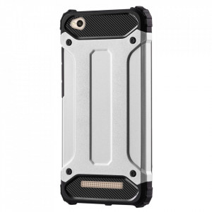 Подсилен гръб Hybrid Armor - Xiaomi Redmi 4A сребрист - Img 2